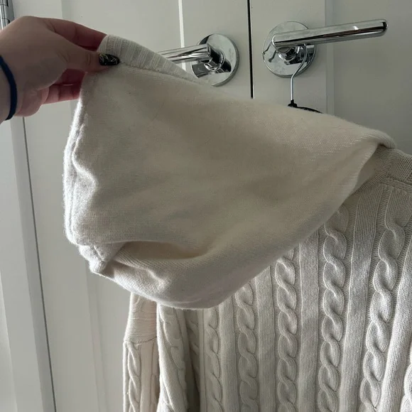 Sunday Best White Octavia Sweater Zip Up - Picture 9 of 9